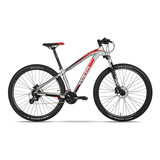 Mountain Bike Volta Razz R29 S 24v Frenos De Disco Hidráulico Cambios Microshift Color Gris/negro/rojo  