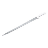 Cuchillo Cecinero Troquelado Profesional Carne 19 Pulgadas Color Blanco