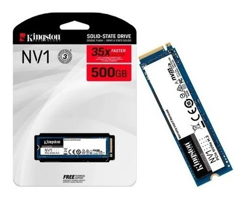 Disco Sólido M2 Ssd Kingston Nv1 Snvs/500g 500gb Garantizado