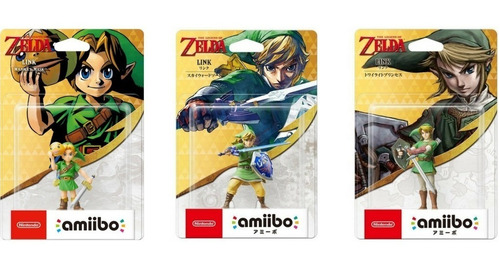 Amiibos Link Majora's Mask Skyward Sword Twilight Princess