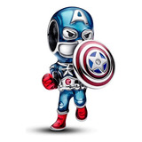 Charm Capitan America Vengadores Marvel Dije Pandora(outlet)