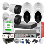 Cámaras De Seguridad Kit Cctv 1080p Dahua Dvr 8ch + 4cámaras