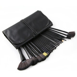 Brochas Maquillaje Set 24 Piezas Con Estuche Profesional Kit