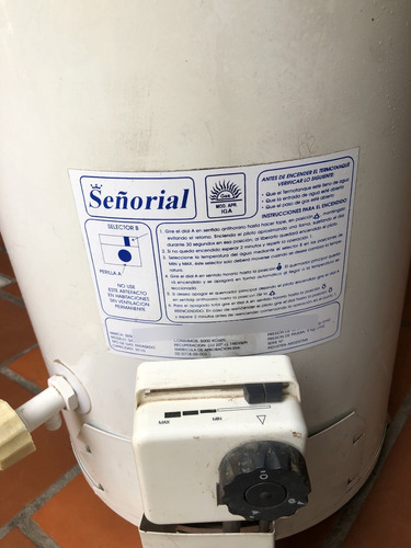 Termotanque Señorial Gas 30 Litros