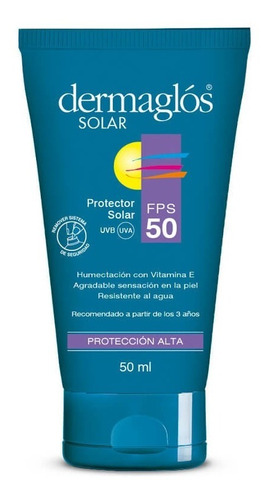 Dermaglós Protector Solar Fps 50 Emulsión 50ml