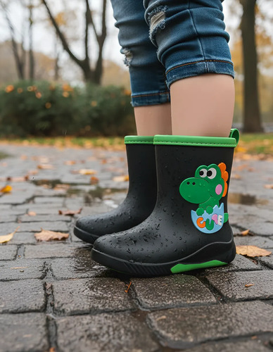 Botas De Lluvia Impermeables Y Antideslizantes Para Niños Y