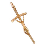 Dije De Cruz De 14k Oro Amarillo, 3.1 Gramos