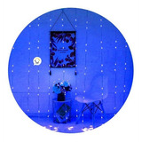Luz Cascada 4x2m 320 Led Luces Navidad Azul 4x2-320l