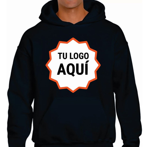 Buzo Canguro Estampado Tu Logo Frase Personalizado Imagen