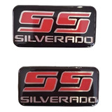 Par Emblemas Chevrolet Silverado Ss Laterales