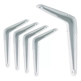 Pack 4 Soporte Escuadra Metal Para Repisa Estante 10''x12''