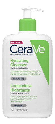 Crema Limpiadora Hidratante Cerave Facial Y Corporal 473 Ml