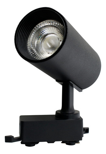 Spot Para Trilho Eletrificado Preto Led 15w Luz Forte 110v/220v