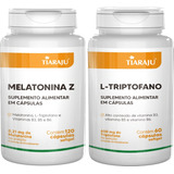 Kit 2x Melatonina + L-triptofano + Ômega 6 