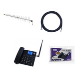 Kit Telefone Rural Com Internet E Roteador De Wi-fi Bdf-12