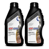 Kit 2 Óleo De Cambio Diferencial Gt Oil Sae 75w90 gl5 semi