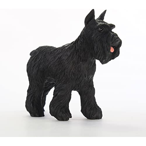 Figurina De Schnauzer Negro