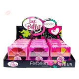 Kit Maquiagem Infantil Love Ballet Febella Box Com 12 Peças