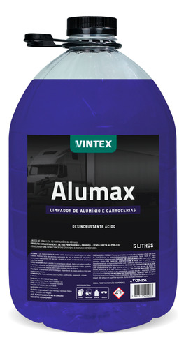 Alumax Limpa Alumínio Rodas Baú Aro Vintex 5lts Vonixx