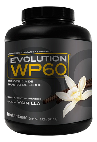 Evolution Proteina Suero De Leche (whey) Wp60 2800g Vainilla