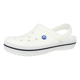 Sandalias Crocs Crocband Clog Clr  Blanco Unisex 