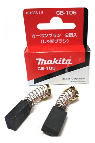 Juego Carbones Originales Makita Cb105 (hm0810)