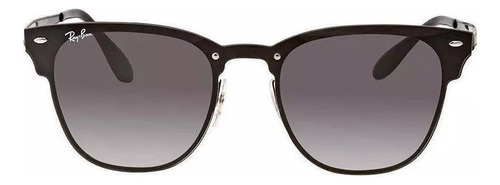 Lentes De Sol Rayban Clubmaster Blaze Color Negro Polarizado