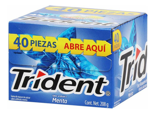 4´s Menta Trident 40 Pzas