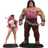 Mad Gear Exclusive Hugo And Poison Set Statue Pcs