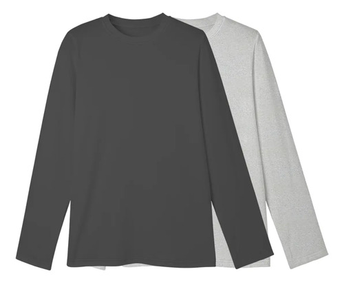 Playeras Mujer Deportiva Casual Gran Tamaño Manga Larga 2pzs | MercadoLibre