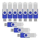 Pendrives Usb 2.0 De 4 Gb Generic Flash Usb Azul 10-pack