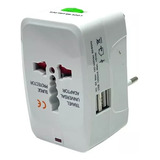 Adaptador Mundial Universal  Con 2 Usb 110v 220v 