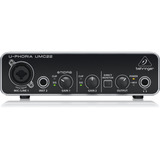 Interfaz De Audio Behringer Umc22 Preamplificador Mic Midas