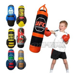 Bolsa Boxeo Rellena Niños + Guantes Juego Infantil P