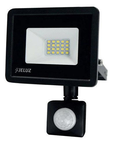 Proyector Con Sensor Led Jeluz 30w Luz Día