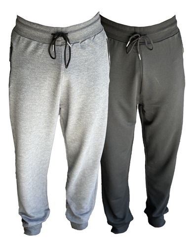 Pack 2 Buzos Jogger Hombre M A Xxl - Pantalones Deportivos