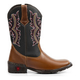 Bota Texana Masculina Infantil Botinha Country Cowboy Kids