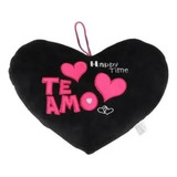Cojín Negro Te Amo 40cm Amor San Valentín Regalos