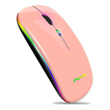 Mouse Mmk, Bluetooth/inalambrico/recargable/rosa