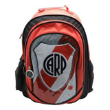 Mochila River Plate 16 Espalda Con Sonido Cresko Color Rojo Diseño De La Tela Liso