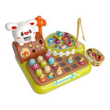 Juguetes Montessori, Juego De Pesca Whack A Hamster,