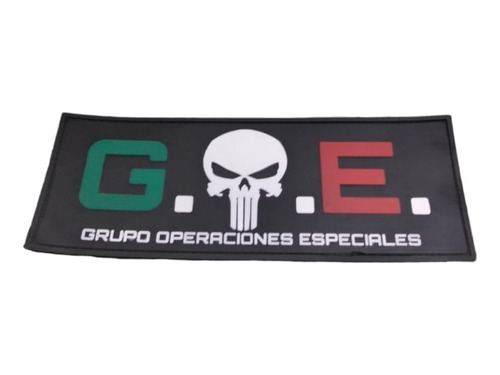 Parche Táctico Pvc Chaleco Goe Calaveras  Colores Militar 