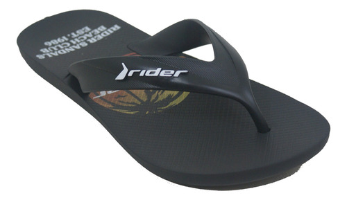 Ojota Rider Strike Beach Ad Negro/naranja Hombre Deporfan 