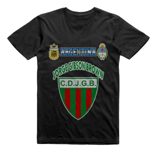 Remera Infantil Negra Jorge Gibson Brown Posadas Misiones