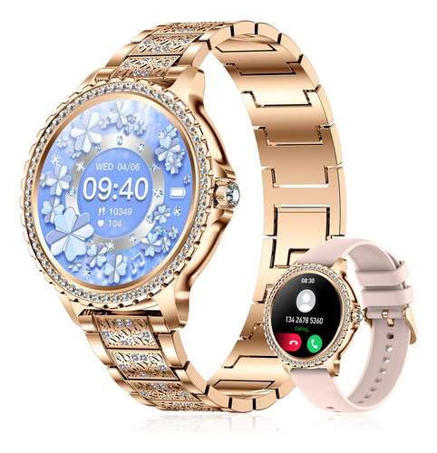 1 1.32 Reloj Inteligente For Mujer Con Llamada Bluetooth