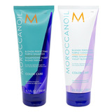 Moroccanoil Kit Color Care Shampoo Enjuague Silver 3c 