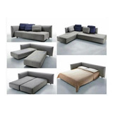 Sillones Esquinero Respaldo En Chenille Cama Muebles Oasis