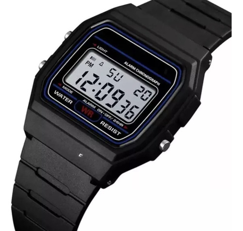 Reloj Digital Retro Vintage Alarma Cronometro Luz Unisex