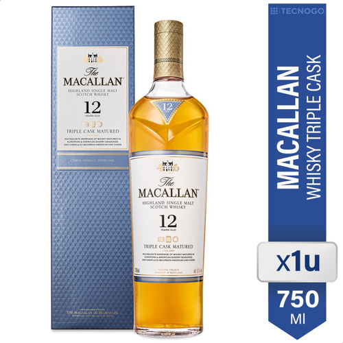 Whisky Macallan Scotch Fine Oak 12 Años Importado 01almacen