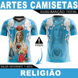 Camisetas Sublimação Total Artes Estampas Religião Santos